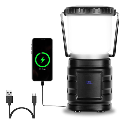 Linterna De Campamento De 8000 Mah Recargable Para Cortes De