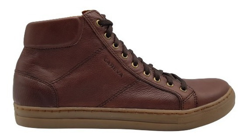 Botita Zapatilla Urbana Cuero Hombre Careva 1104            