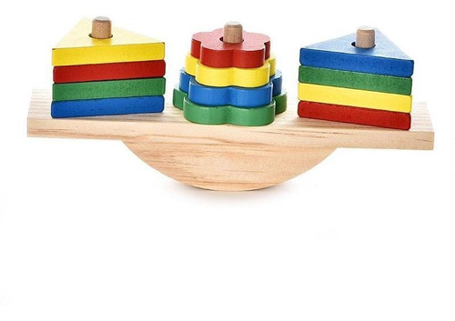 Imagen 1 de 1 de Juego Didáctico, Geometría Madera