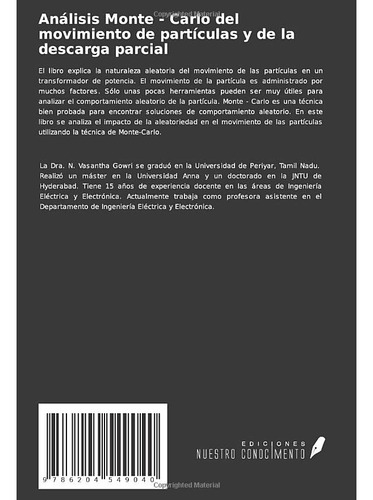 Analisis Monte - Carlo Del Movimiento De Particulas Y De La