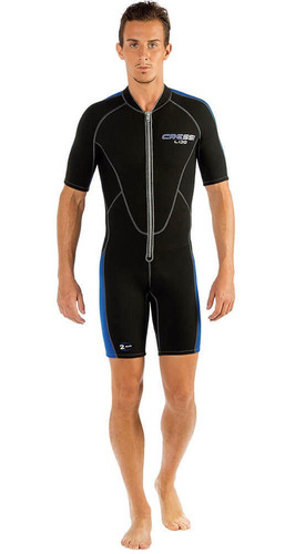 Roupa De Neoprene Curta Short John Mergulho Cressi Lido 2.0