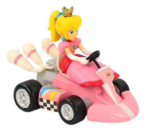 Princesa Peach Conductora Figura De Acción De Mario Kart