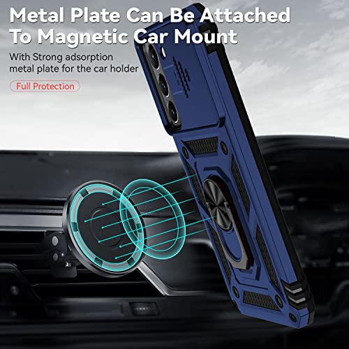 Funda Para Galaxy S22 Azul Duro Suave Plastico Tpu