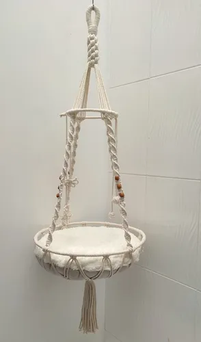 Hamaca para gato Macrame, Cama para gatos colgante, Muebles de pared para  mascotas, Árbol para gatos