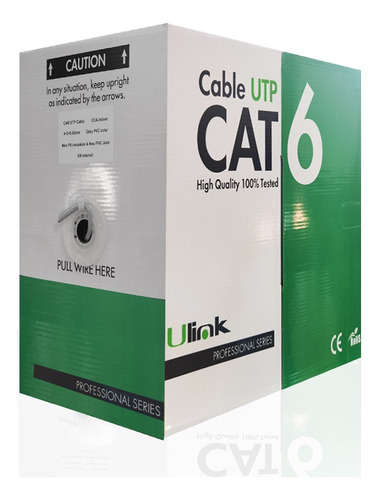 Caja Cable Utp Red Cat 6 100% Cobre 305 Metros