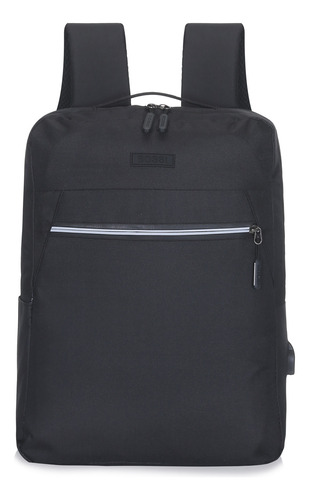 Mochila Portanotebook Bossi Usb Reforzada Oficina Urbana