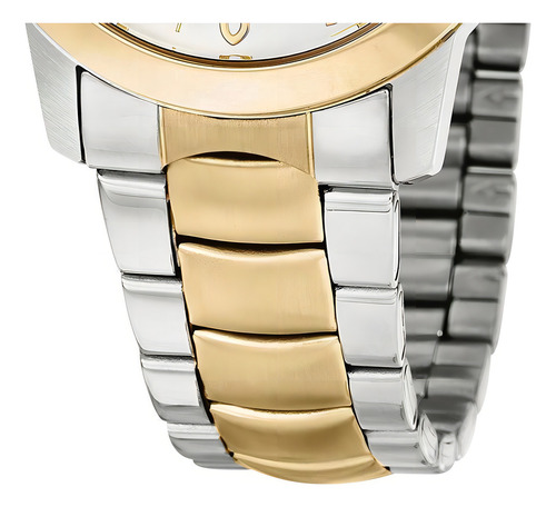 Relógio Champion Cn26519 Feminino Gold Aço Inox 50m
