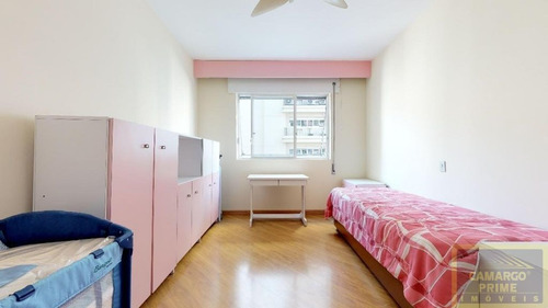 Imagem 9 de 13 de Apartamento Com 300 Metros, Pronto Para Morar Em Higienópolis - Eb87198