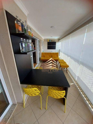Apartamento No Centro, Condomínio Varandas, 124m², 3 Dormitórios, 1 Suíte, 2 Vagas, Avalia Permuta. - Ap1093