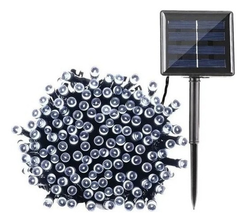 Pack X3 Luces Guirnalda Solar 100 Led 10 Metros