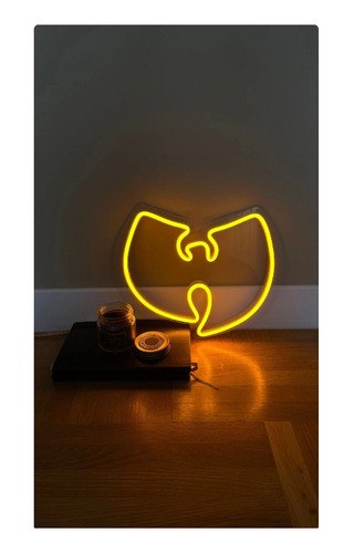 Letrero Led Neon Logo Wu Tang 30*40cm Luminoso