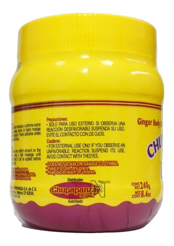 Imagen 3 de 8 de Gel Chupa Panza (jengibre Y Barmintol 240gr) Original