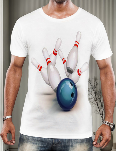 Camiseta Camisa Jogo De Boliche Competição Envio Rápido 2