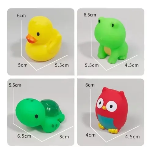Juguetes que flotan en el agua sale
