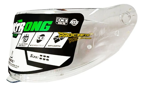 Visor Para Casco Tipo Pista Xtrong 820 / Edge 360