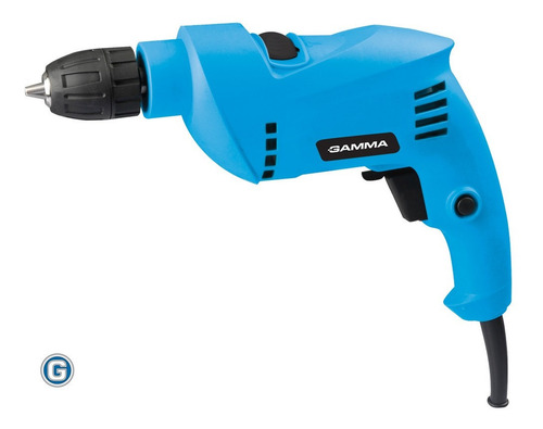 Imagen 1 de 10 de Taladro Percutor Gamma 650w Mandril 10mm Reversa G1905 Mecha