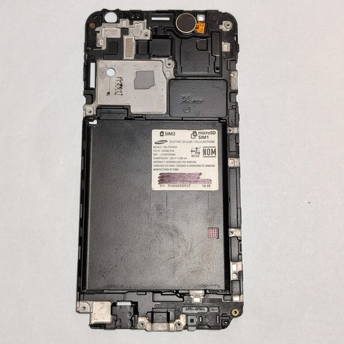 Marco Interno Carcasa Chasis Samsung J7 Neo J701m Negro Lisa (Usado)