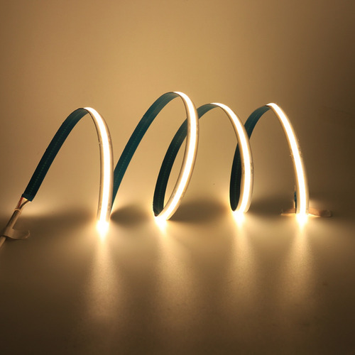 Tira Led Cob 10w 5 Metros Flexible Luz Continua Interior Color De La Luz Blanco Frío