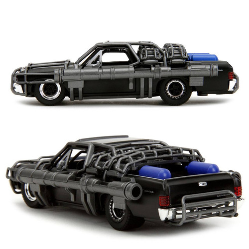 Chevrolet El Camino 1967 com canhões Matt Black Velozes e Furiosos 1:32 Diecast Jada
