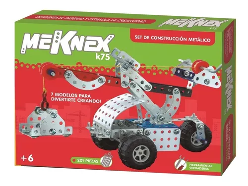 Kit Lego Mecano Construcción 4 Formas En 1 Metal 161 Pcs