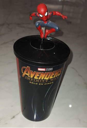 Cinemex Vaso Marvel Avengers Infinity Wars Figura Spider-man