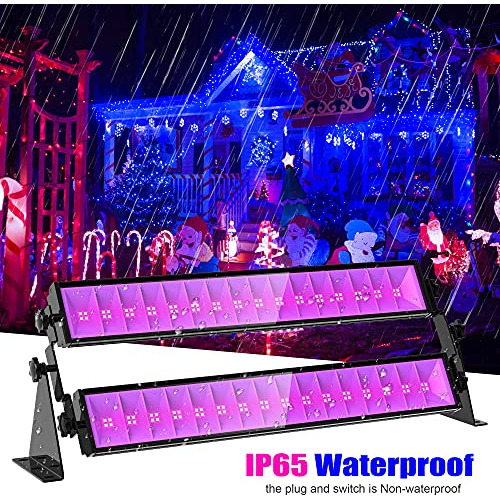 Luz Negra De 160w, Barra De Luz Negra De Led Uv Enchufe...