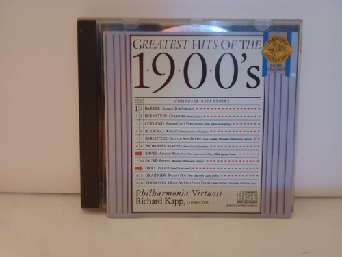 Richard Kapp- Greatest Hits Of The 1900's- Cd, Usa, 1986