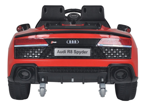 Imagem 4 de 4 de Mini Carro Infantil Elétrico Audi R8 Licenciado Vermelho