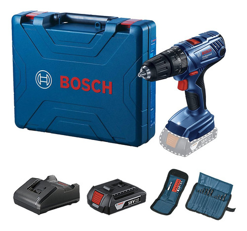 Parafusadeira Bosch Gsb 180li 1 Bateria E Acessórios