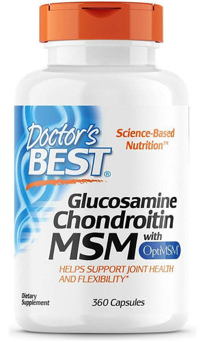 Glucosamina Chondroitin Optimsm Dr Best 360 Capsulas