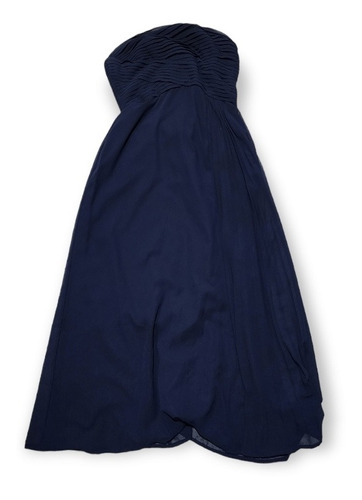 Vestido Ralph Lauren De Mujer Talla 6 Azul Marino Largo 