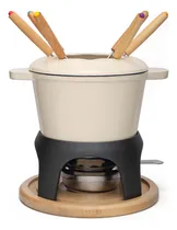 Comprar Fondue Hierro Fundido Esmaltado Sakura Color Beige