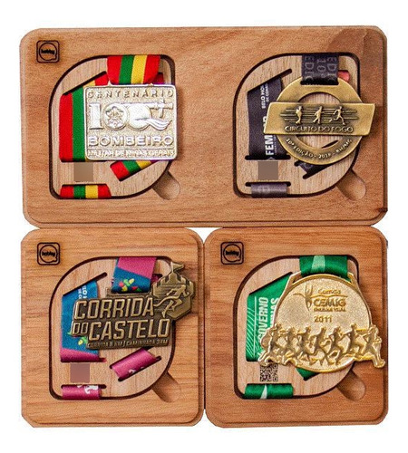 Porta Medalhas Para 4 Medalhas - Hobby Medals