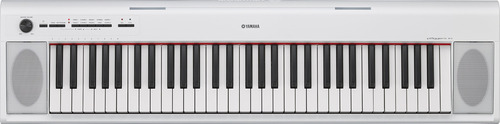 Teclado Yamaha Organo Np12 Piaggero 61 Teclas Sensitivas Color Blanco