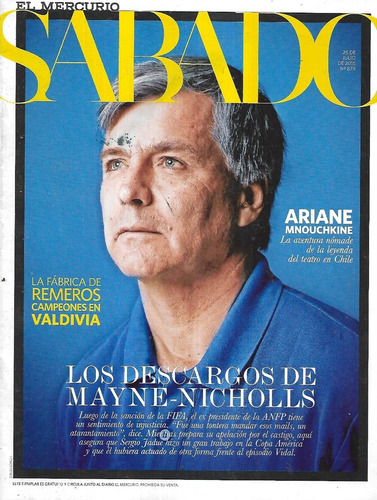 Revista Sábado 25 Julio 2015 / N° 879 / Remeros Valdivia