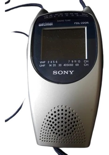 Imagen 1 de 6 de Mini Tv/radio Portatil Watchman Sony 2,2  Lcd Color