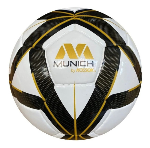 Pelota De Fútbol Munich Elite Nº 4 Color Blanco Y Negro