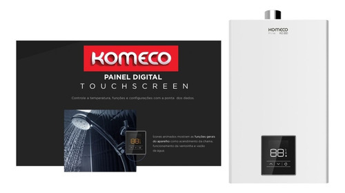 Aquecedor Komeco Ko21d Prime Gn 20,5 Litros Branco Com Wifi