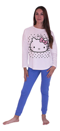 Pijama Mujer Algodón Estampado Hello Kitty S1021192-02