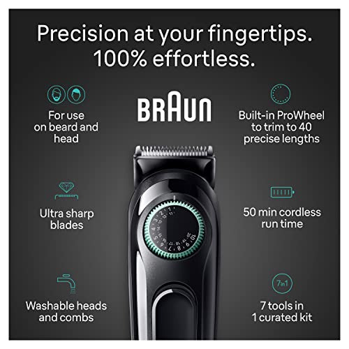 Kit Multifunción Braun Serie 3 3470, Recortadora 7 En 1 F
