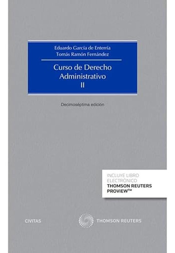 Curso De Derecho Administrativo Ii - Rodriguez Tomas-ramon F