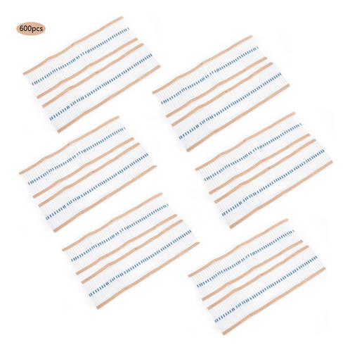 Resistencia De 1/4 W, 600 Piezas, 1 K, 2 K, 3 K, 10 K Ohmios