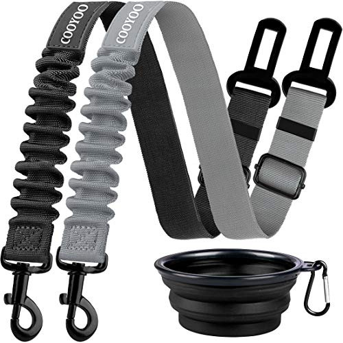 Correa De Seguridad Para Perros Para Automovil (gris/negro)