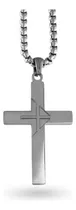 Comprar Collar Dije Cadena Hombre Acero Inoxidable Cruz