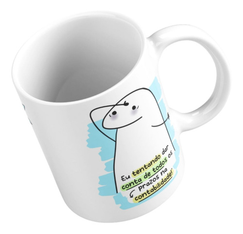 Imagem 6 de 7 de Caneca Flork Bento Contador Profissão Chinelo Chocolate Kit