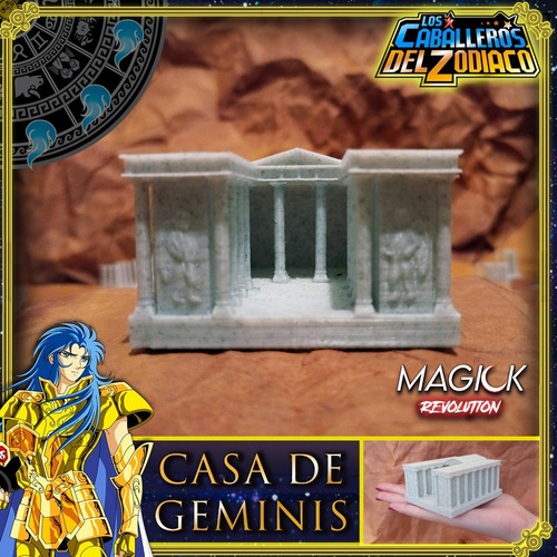 Imagen 2 de 7 de Saint Seiya Casa Templo Saga De Géminis Caballeros Zodiaco