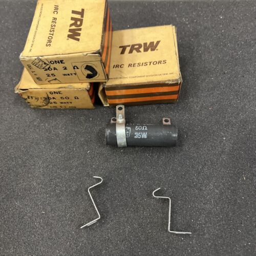 Irc Power Resistor, 2da,  Trw ,  50 Ohm, 25 W , Qty: 3 Eel