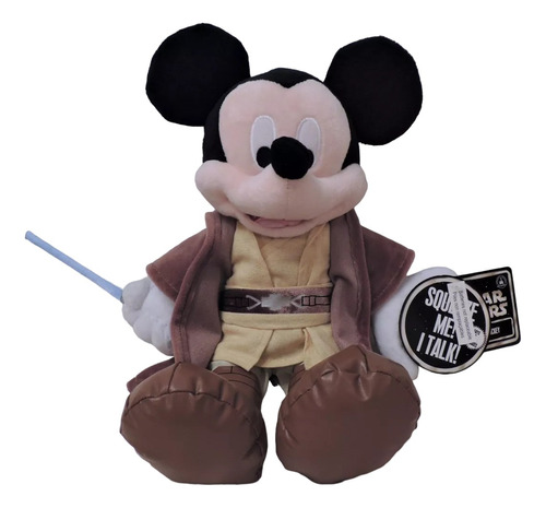 Disney Parks Peluche De Mickey Jedi Anakin Electronico Unico