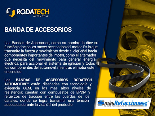 Banda Accesorios Micro-v Dodge Durango V6 3.6l 11-12