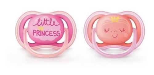 Imagen 2 de 5 de Chupetes Ultra Air X2 6-18m Princess 343/22 Universo Binario